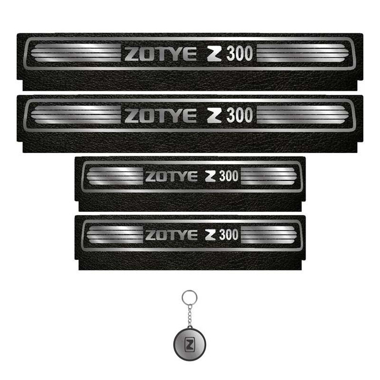 برچسب پارکابی خودرو لندمون کد LM139 MS مناسب برای زوتی مجموعه 4 عددی به همراه جا کلیدی