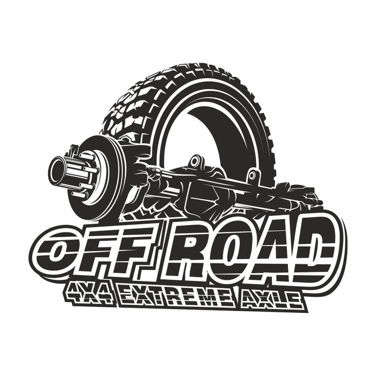 برچسب بدنه خودرو مدل 4x4
