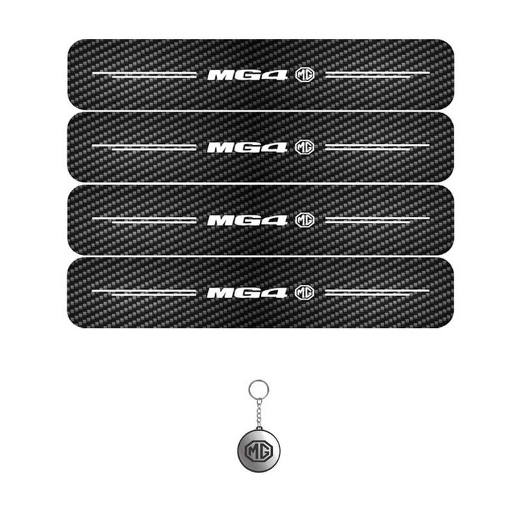 برچسب پارکابی مهدیار طرح کربن کد LCE0024 مناسب برای ام جی4 مجموعه4عددی به همراه جاکلیدی