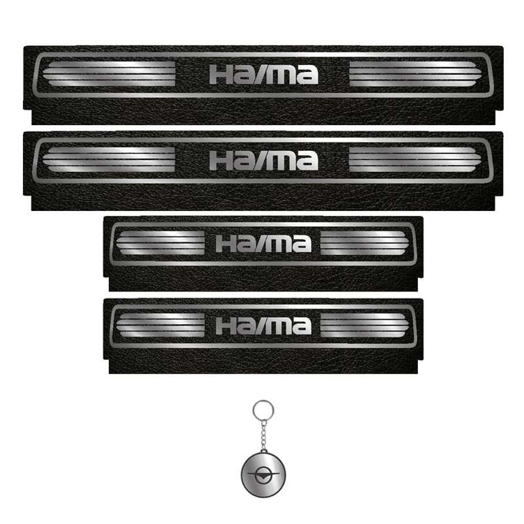 برچسب پارکابی خودرو لندمون کد LM102 MS مناسب برای هایما مجموعه 4 عددی به همراه جا کلیدی
