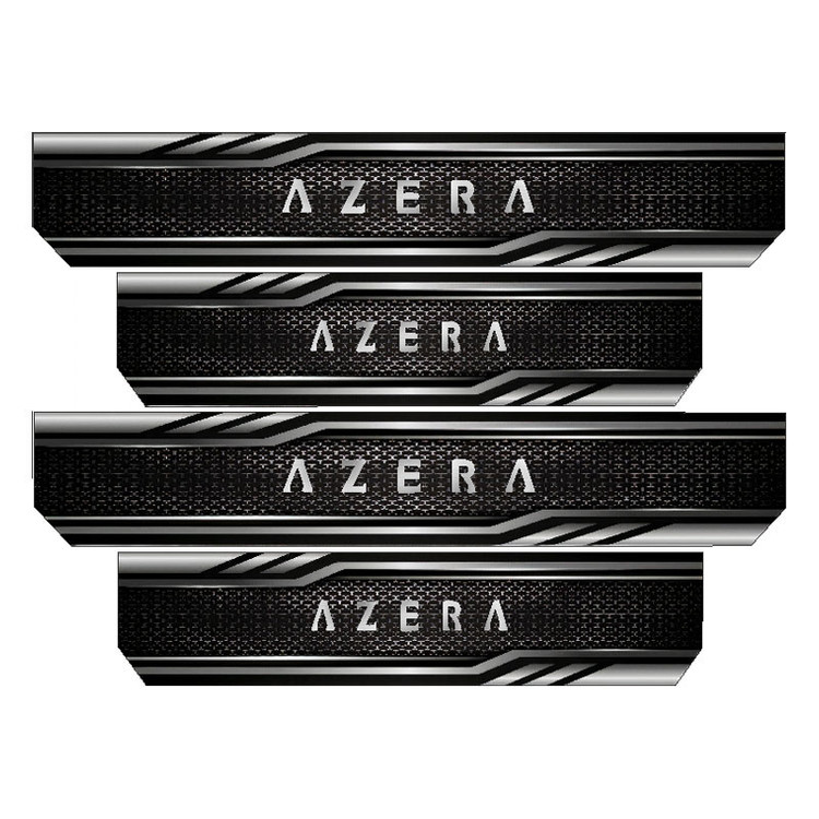 برچسب پارکابی خودرو رایسان کد SP2070 مناسب برای هیوندای آزرا مجموعه 4 عددی