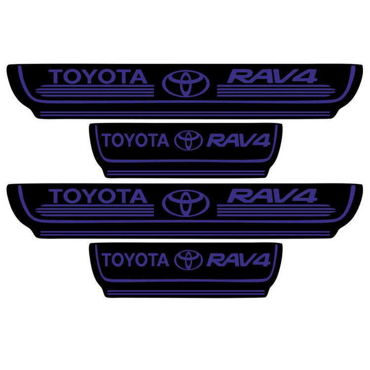 برچسب بدنه خودرو اسپرت غدیر مدل CH BL YA59 A136 مناسب برای RAV4 بسته 4 عددی