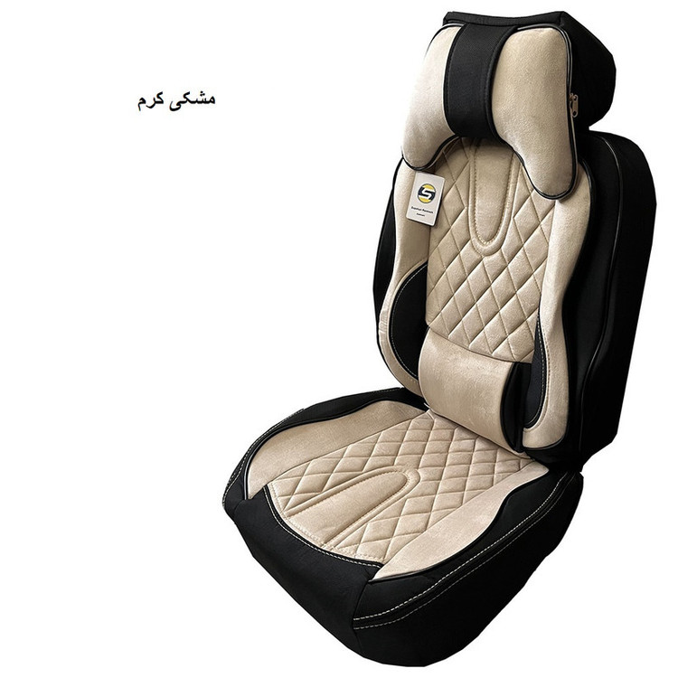 ست کامل روکش صندلی خودرو سپاهان روکش مدل Aoudi-6000 مناسب برای شاهین