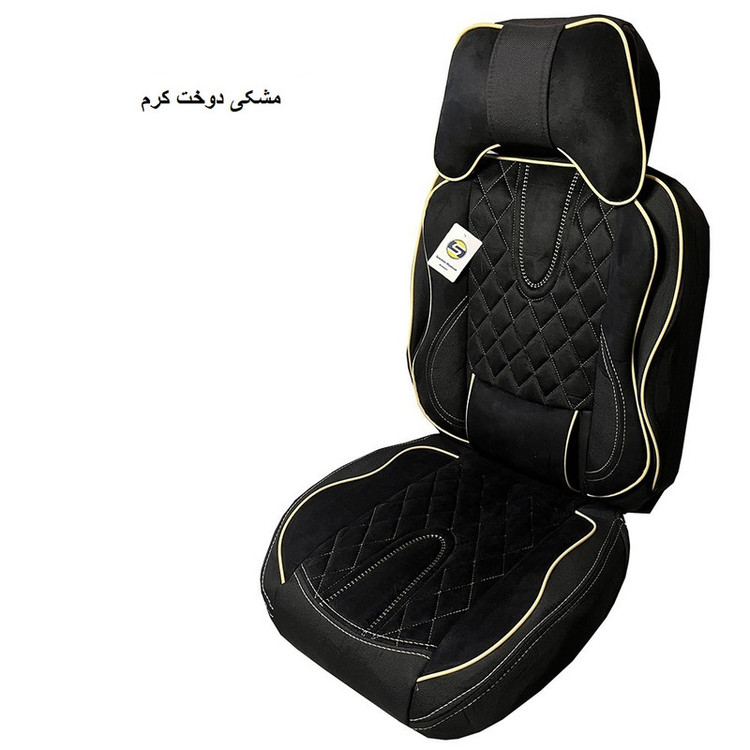 ست کامل روکش صندلی خودرو سپاهان روکش مدل Aoudi-6000 مناسب برای شاهین