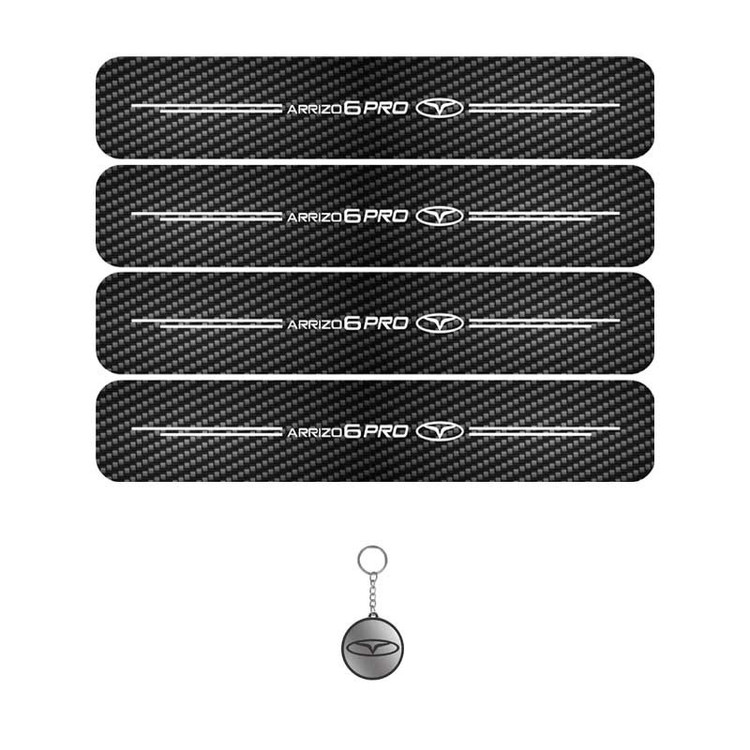 برچسب پارکابی مهدیار طرح کربن کد LCE0021 مناسب برای آریزو6پرو مجموعه4عددی به همراه جاکلیدی
