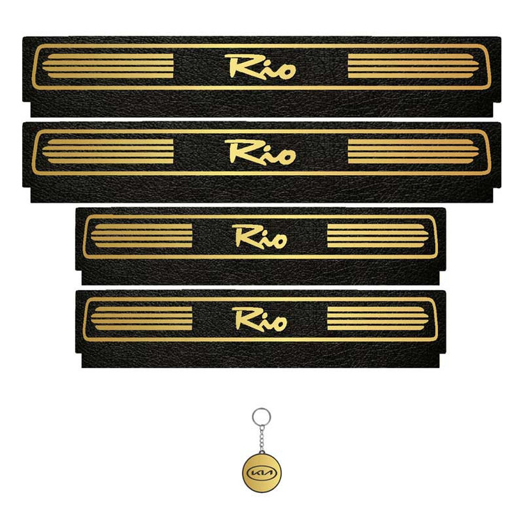 برچسب پارکابی خودرو لندمون کد LM232 MT مناسب برای ریو مجموعه 5 عددی به همراه جا کلیدی