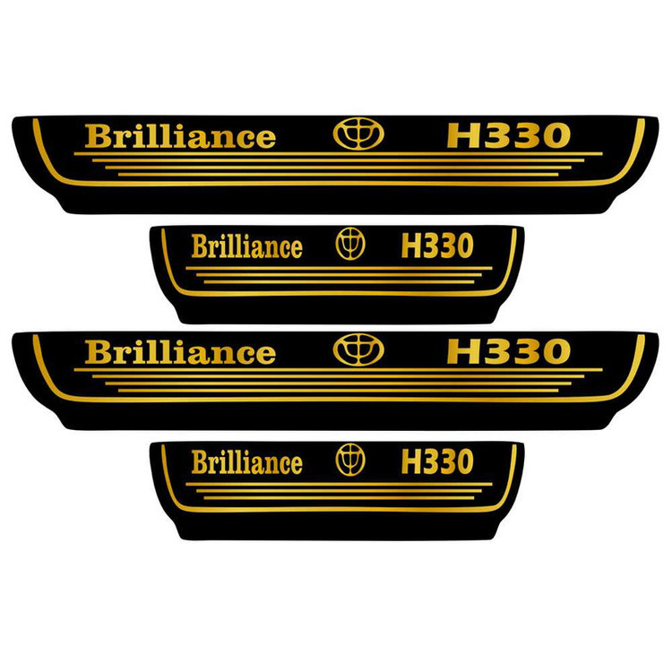 برچسب بدنه خودرو اسپرت غدیر مدل CH GO YA59 A97مناسب برای برلیانس 330 بسته 4 عددی