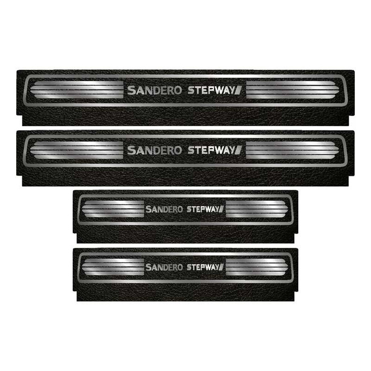 برچسب پارکابی خودرو لندمون کد LM086 MS مناسب برای ساندرو استپ وی مجموعه 4 عددی به همراه جا کلیدی