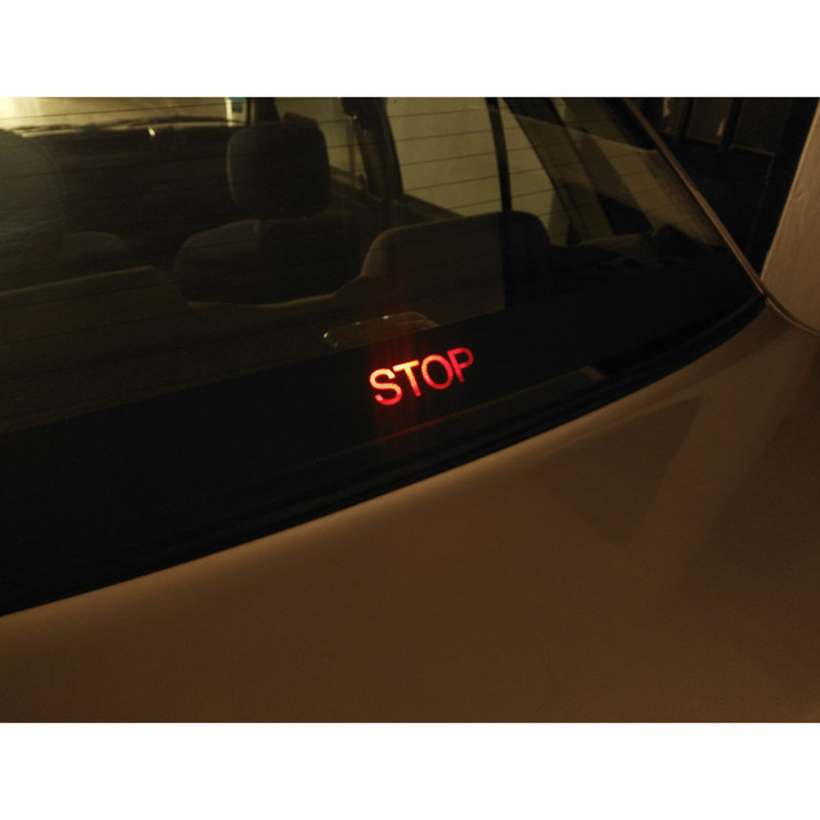 برچسب چراغ ترمز مدل STOP LT 01 مناسب برای پراید