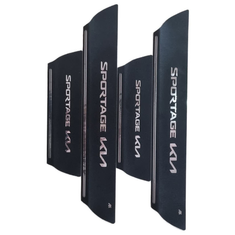 برچسب پارکابی خودرو امیران اسپرت طرح چرم کد 2025089 مناسب برای کیا اسپورتیج مجموعه 4 عددی