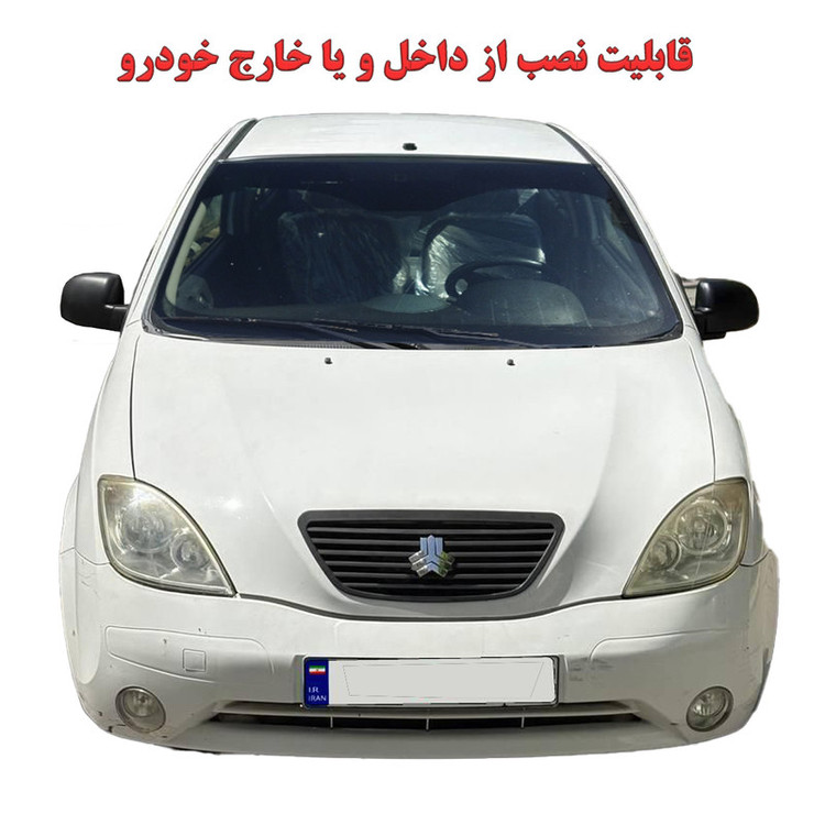 برچسب آفتابگیر شیشه جلو مدلARC TBA 01 مناسب برای تیبا