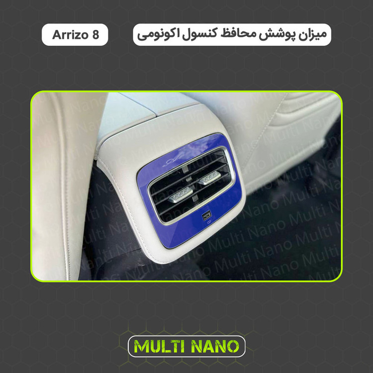 برچسب محافظ مانیتور و کنسول خودرو مولتی نانو مدل X-F1T مناسب برای آریزو ۸ مجموعه 13 عددی