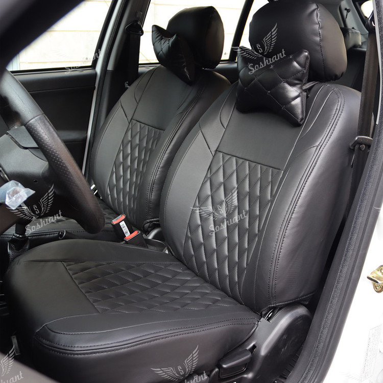 روکش صندلی خودرو سوشیانت مدل کاج مناسب برای پراید 131 به همراه پشت گردنی