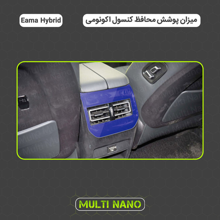 برچسب محافظ مانیتور و کنسول خودرو مولتی نانو مدل X-F1T مناسب برای لاماری ایما هیبرید مجموعه 12 عددی