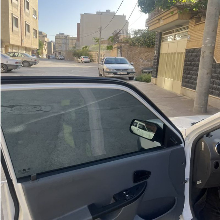 برچسب دودی شیشه خودرو هایلوکس کد Ddi15 مناسب برای کوییک،کوییک آر مجموعه 7 عددی به همراه جا کلیدی