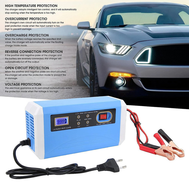 شارژر باتری خودرو مدل Bat-12v24