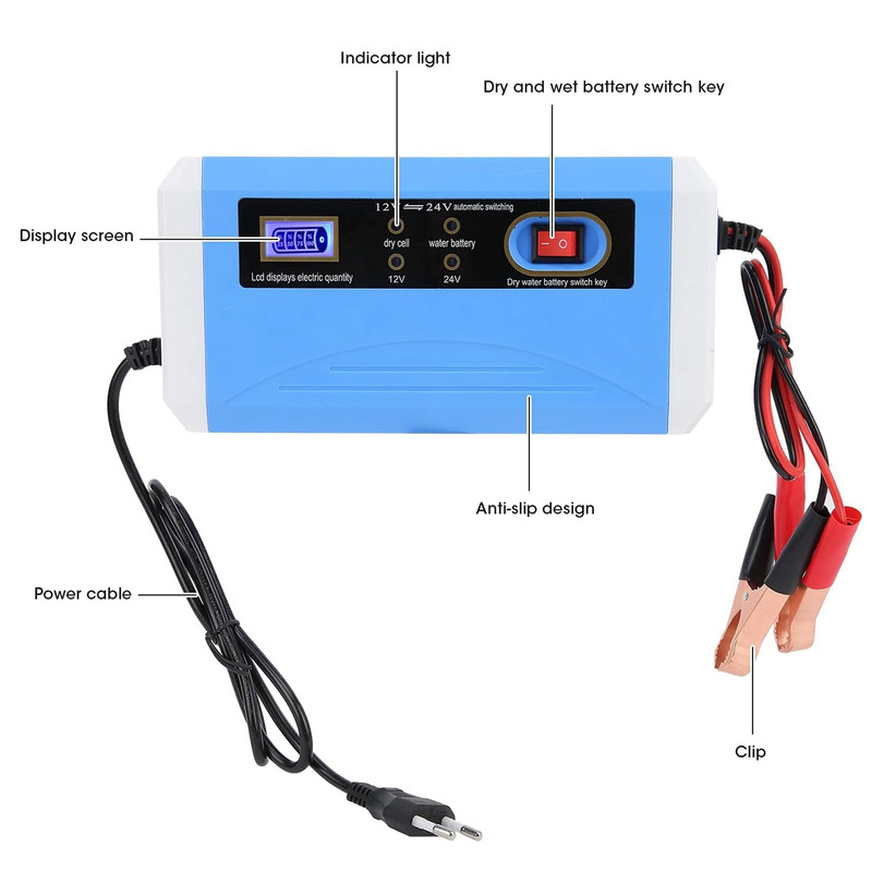 شارژر باتری خودرو مدل Bat-12v24