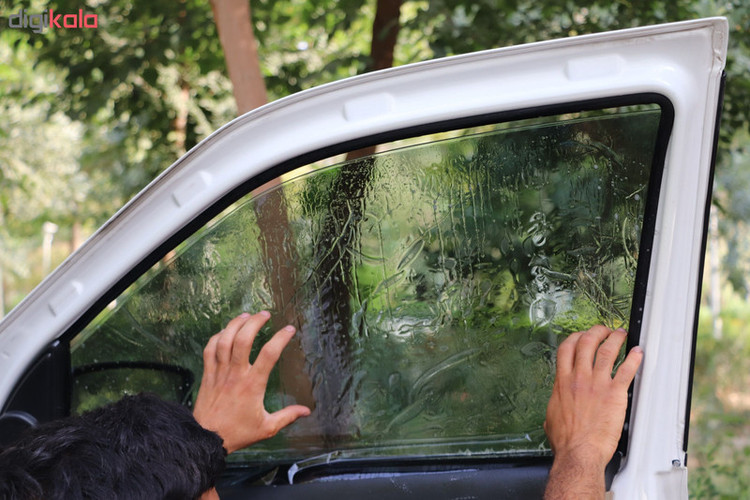 برچسب دودی شیشه خودرو مدل ROADPOWER مناسب برای سمند