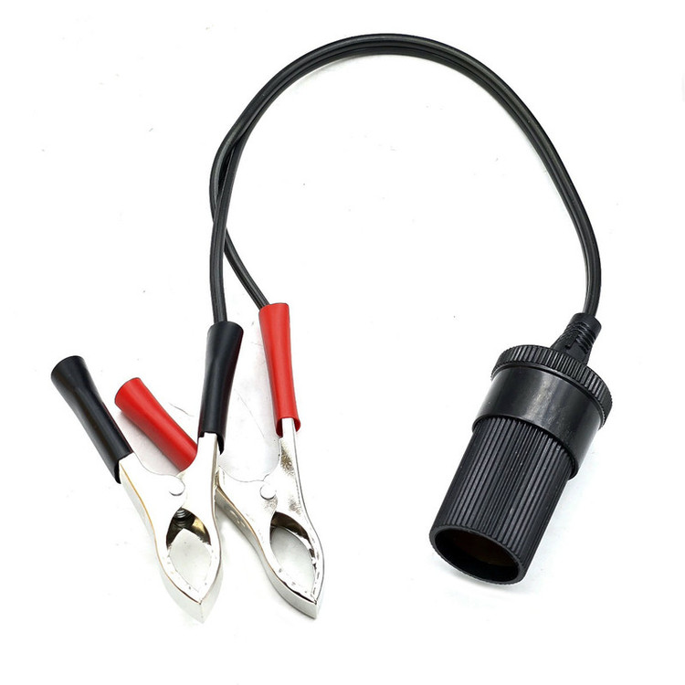 کمپرسور هوا خودرو 23 وات کلایمکس مدل فندکی و سر باتری کد CX-JB-87 مجموعه 15 عددی