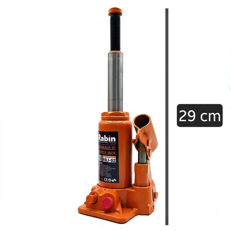 جک هیدرولیک خودرو رابین مدل RBJ-02 ظرفیت 2 تن