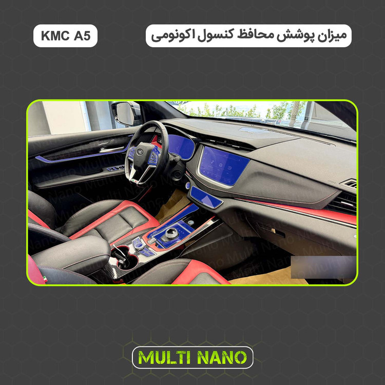 برچسب محافظ مانیتور و کنسول خودرو مولتی نانو مدل X-F1T مناسب برای کی ام سی A5 مجموعه 20 عددی