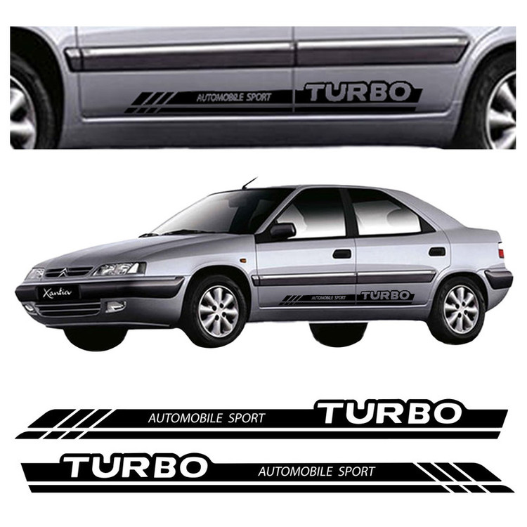 برچسب بدنه خودرو طرح XANTIA TURBO مناسب برای زانتیا بسته 2 عددی