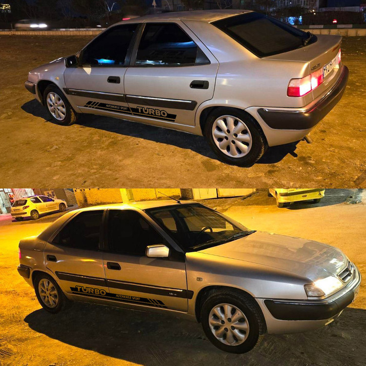برچسب بدنه خودرو طرح XANTIA TURBO مناسب برای زانتیا بسته 2 عددی