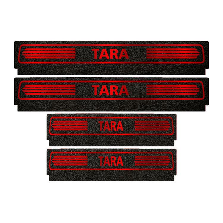 برچسب پارکابی خودرو لندمون کد LM039 MR مناسب برای تارا مجموعه 4 عددی به همراه جاکلیدی