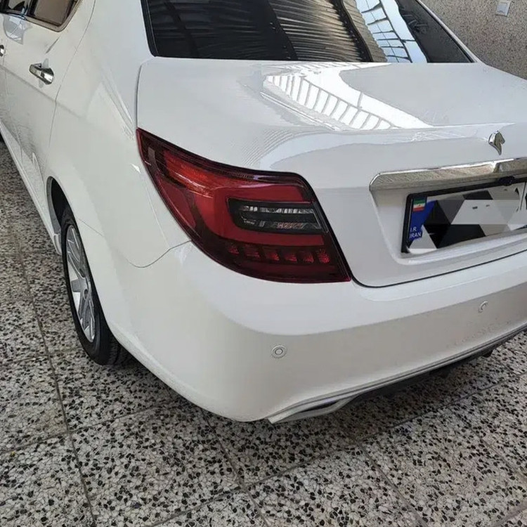 برچسب خطر عقب خودرو مدل کالرینگ مناسب برای دنا پلاس بسته ۴ عددی