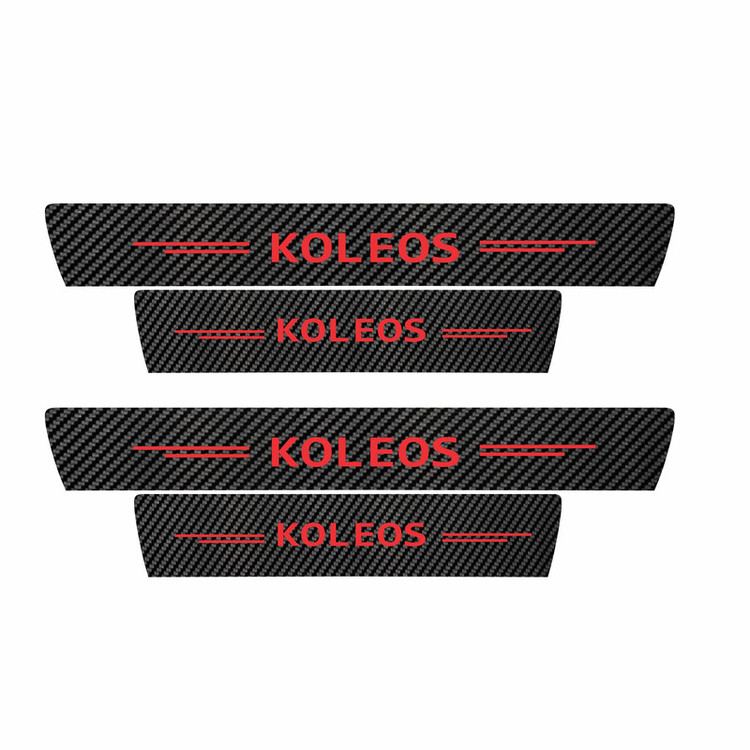 برچسب پارکابی خودرو سولگی مدل کربن کد J049 مناسب برای KOLEOS بسته 4 عددی