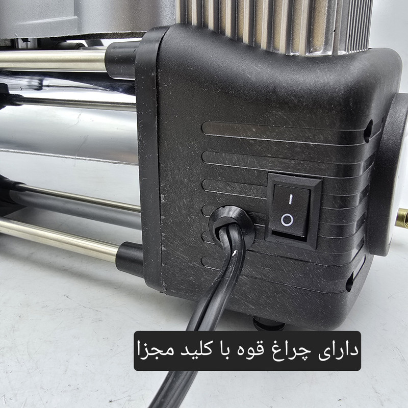 کمپرسور باد خودرو 23 وات ماکیتا مدل فندکی و سر باتری کد ARE-COMPRESSOR-23W مجموعه 15عددی