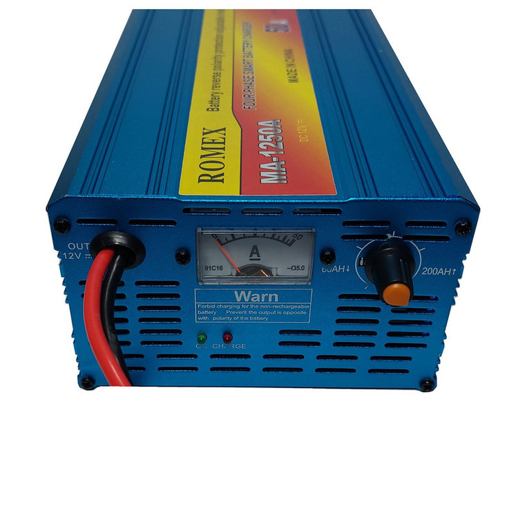 شارژر باتری خودرو رومکس مدل MA-1250A جریان 50 آمپر