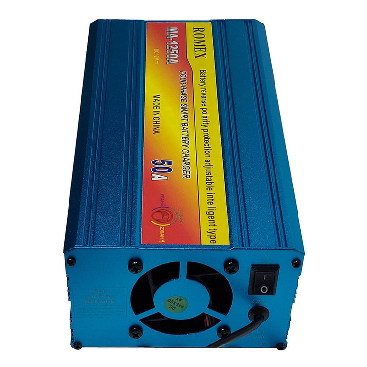 شارژر باتری خودرو رومکس مدل MA-1250A جریان 50 آمپر