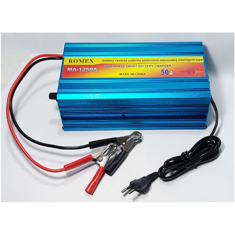 شارژر باتری خودرو رومکس مدل MA-1250A جریان 50 آمپر