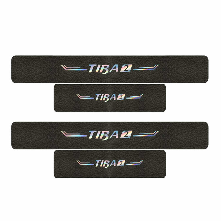 برچسب پارکابی خودرو کد J002 مناسب برای تیبا 2 مجموعه 4 عددی