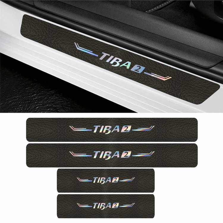 برچسب پارکابی خودرو کد J002 مناسب برای تیبا 2 مجموعه 4 عددی