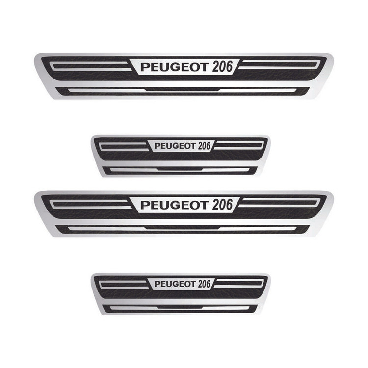 برچسب پارکابی خودرو کد S15 مناسب برای پژو 206 بسته 4 عددی