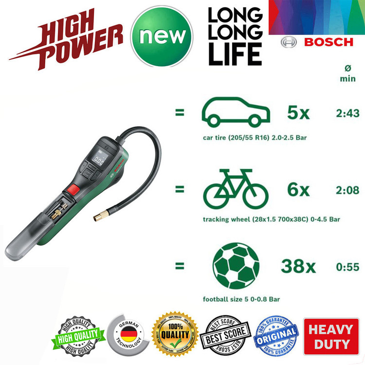 کمپرسور هوا شارژی بوش مدل Easy Pump - 3.6 V lithium Ion