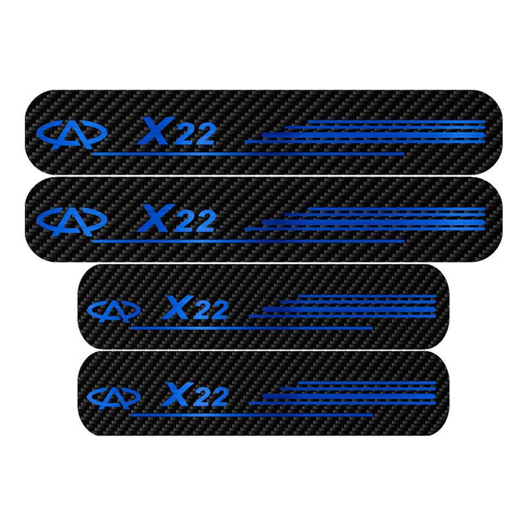 برچسب پارکابی خودرو لندمون کد LC030 MB مناسب برای X22 مجموعه 4 عددی به همراه جاکلیدی