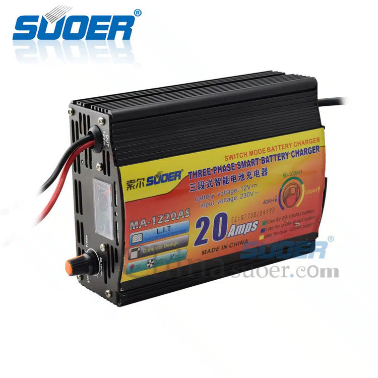 شارژر باتری خودرو سوئر 20 آمپر مدل MA-12V-20A-PRO