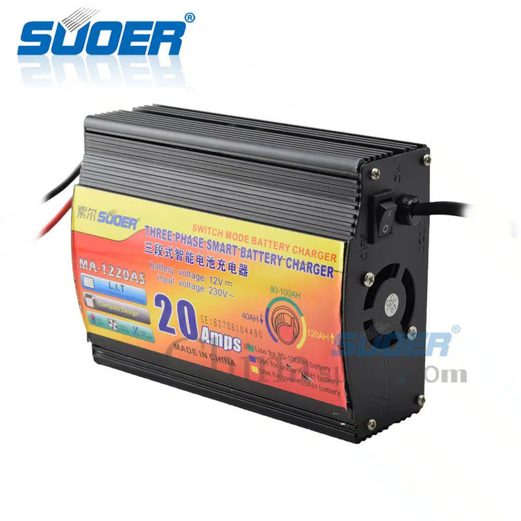 شارژر باتری خودرو سوئر 20 آمپر مدل MA-12V-20A-PRO