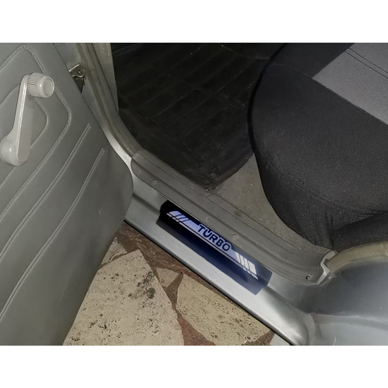 برچسب پارکابی مدل TURBO PRD مناسب برای پراید مجموعه 4 عددی