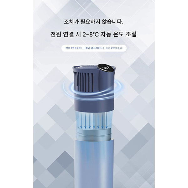 یخچال قابل حمل خودرو مدل B0DFGDKG14 ظرفیت 0.5 لیتر