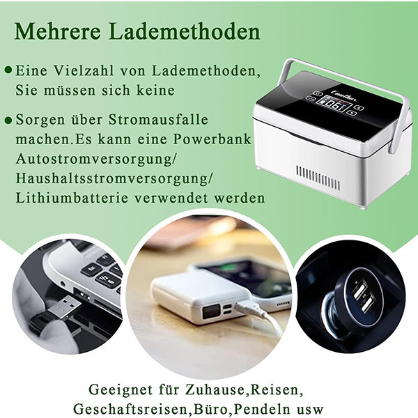 یخچال قابل حمل خودرو مدل B0CSYJT7NW-01 ظرفیت 6.79 لیتر