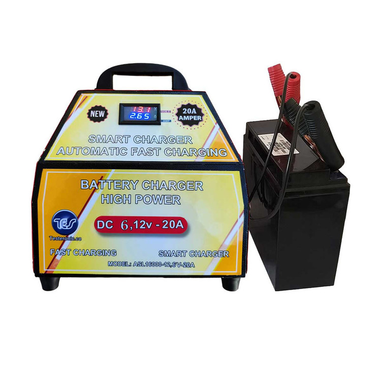 شارژر باتری خودرو مدل Asl16000pro,12v-6v,20A