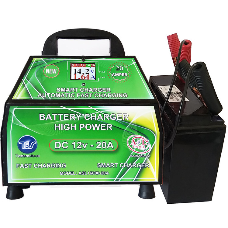شارژر اتوماتیک باتری خودرو مدل ASL-16000-20A