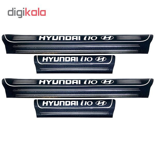 برچسب پارکابی خودرو کد SK034 مناسب برای هیوندا i10 مجموعه 4 عددی