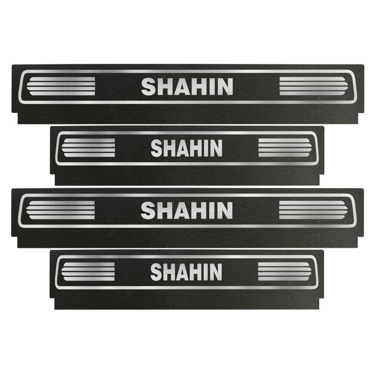 برچسب پارکابی خودرو مهدیار طرح چرم کد SP153 مناسب برای شاهین بسته 4 عددی