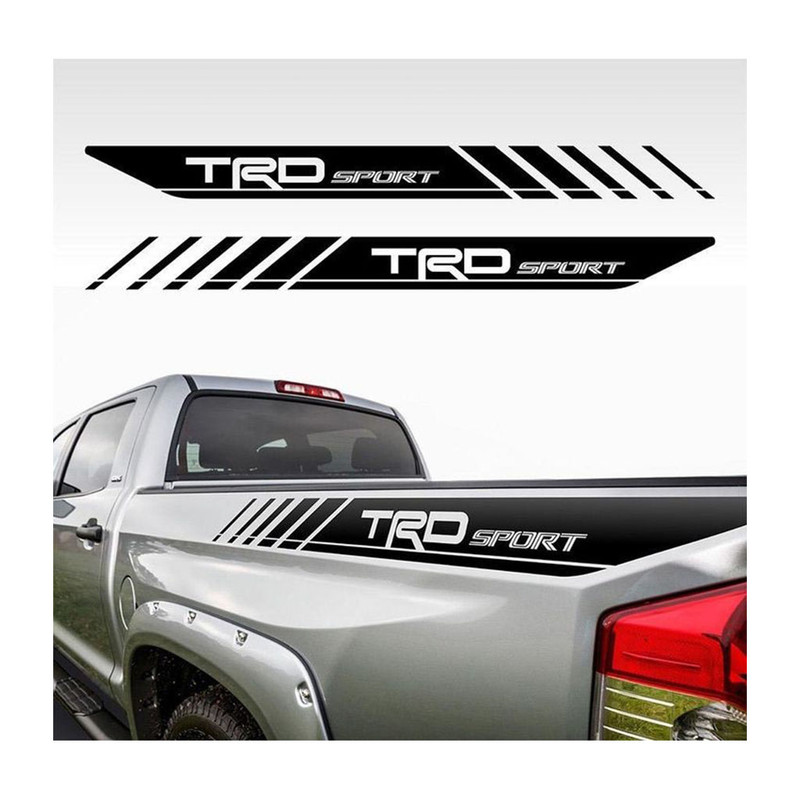 برچسب بدنه خودرو طرح TRD کد So003M بسته دو عددی