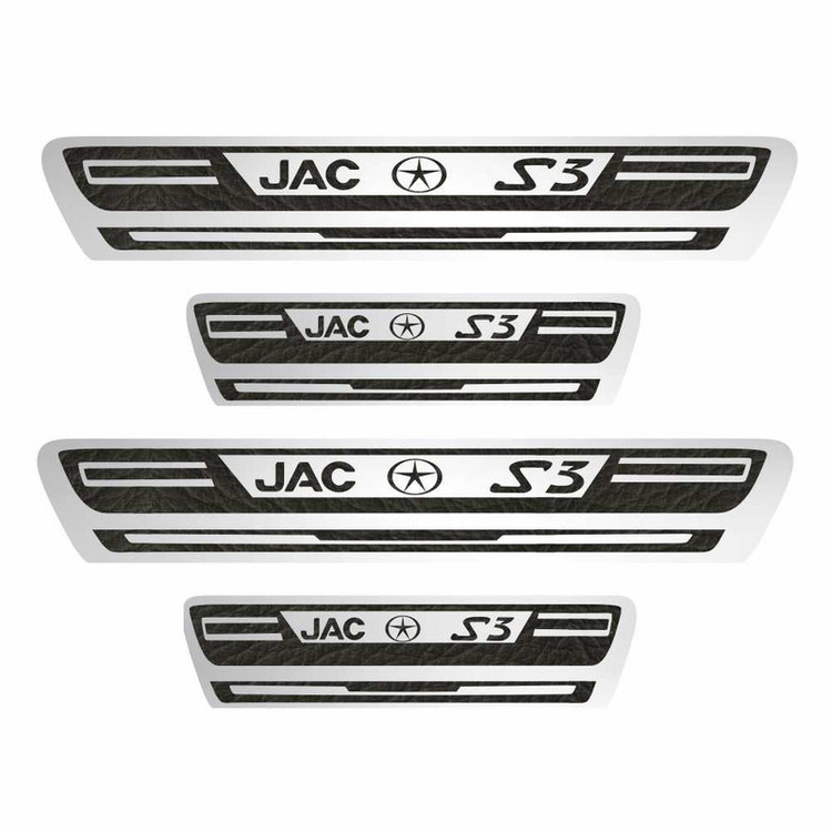 برچسب پارکابی خودرو کد A034 مناسب برای Jac S3 بسته 4 عددی